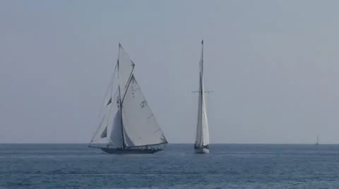 Old sail regatta 26 Video stock 12721399