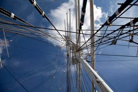 Old sailing ship Stock Photos