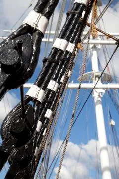 Old sailing ship Stock Photos