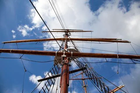 Old sailing ship Stock Photos