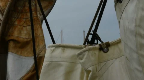 Old sails Video stock 971073