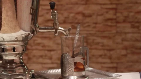 Old samovar Stock Footage 84771507