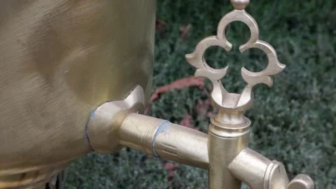 Old samovar Video stock 161595002