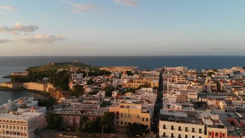Old SanJuan 2K Drone Stock Footage 100378902