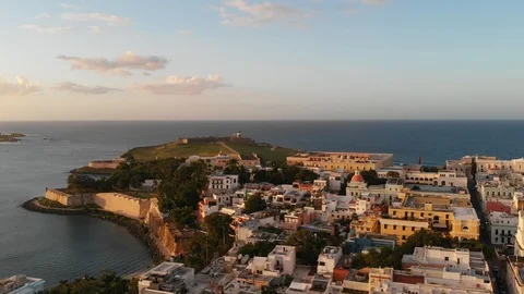 Old SanJuan2 2K Drone Stock Footage 100378889