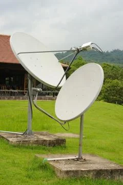 Old satellite dish. Stock Photos