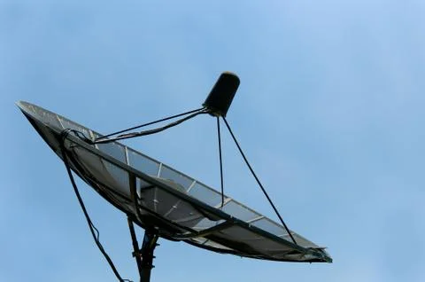 Old satellite dish Stock Photos