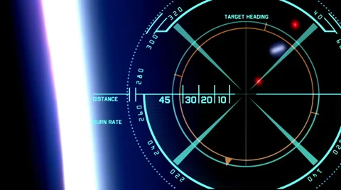 Old satellites or space debris Stock Footage 39657341