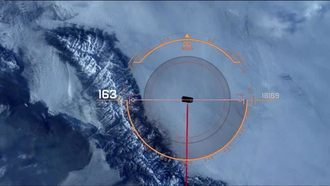 Old satellites or space debris. The use of lasers in space. Space Debris Control Stock Footage 165380902