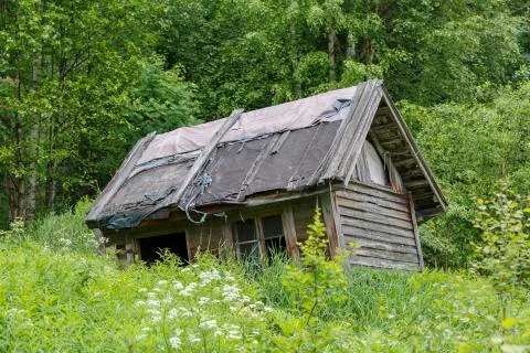 Old sauna Stock Photos