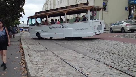 Old Savannah Tours 库存影片 242104589