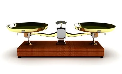 Old scale 3d Stock Illustration