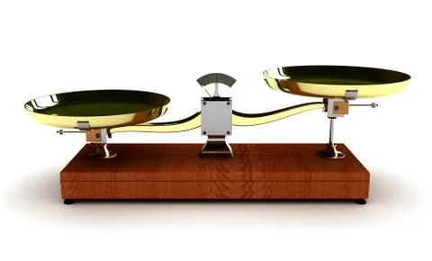 Old scale 3d Stock Illustration