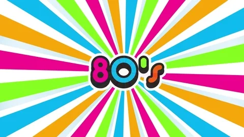 Old School 80s Video Logo Animation Stock Footage 71224669