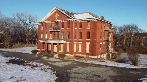 Old School Building Stock Footage 161845422