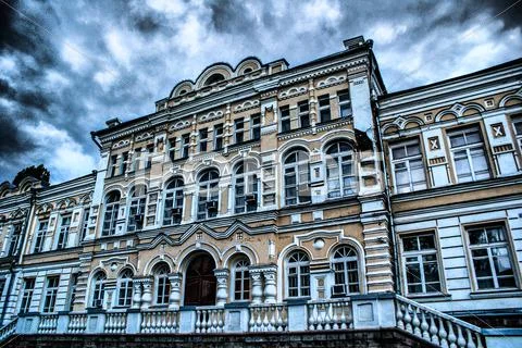 Old school building Stock Photos