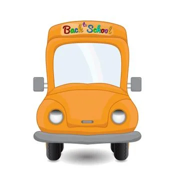 Old school bus Stock Illustration