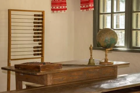 Old school class Stock Photos