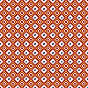 Old school game style tiled backgrounds, retro arcade decor Stock Illustration