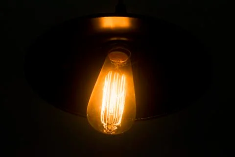 Old school light bulb Stock Photos
