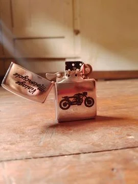 Old school lighter Foto stock