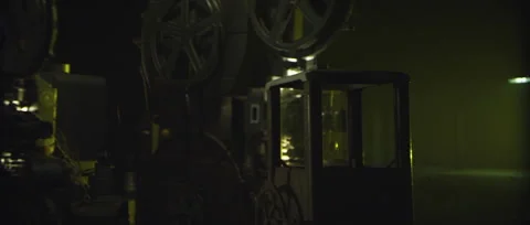 Old School projector 2 Stock Footage 55011607