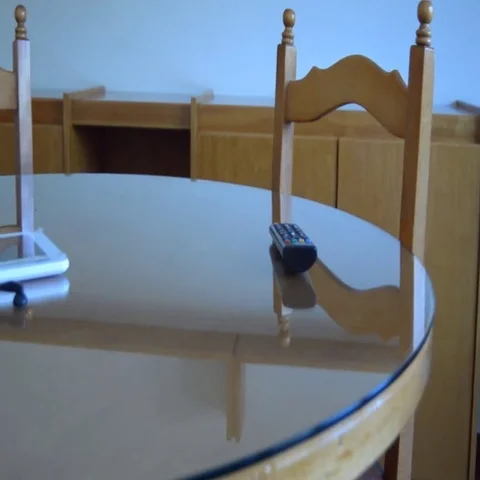 Old School Technology On The Table Stock Footage 69540168