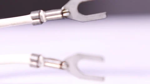 Old school vhf tv connector, retro, vintage tv hardware. Stock Footage 136342000