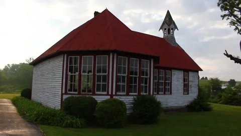 Old school/church Stock Footage 5230425