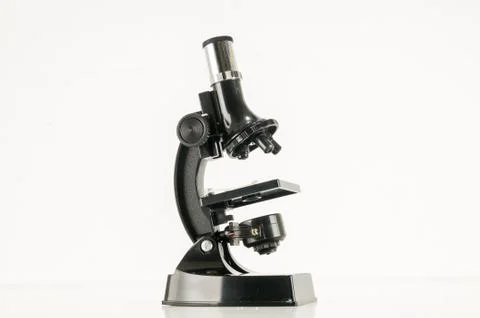 An old scientific microscope Stock Photos