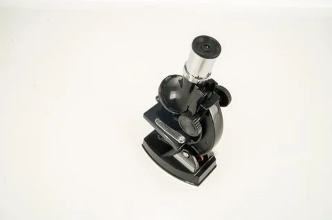 An old scientific microscope Stock Photos