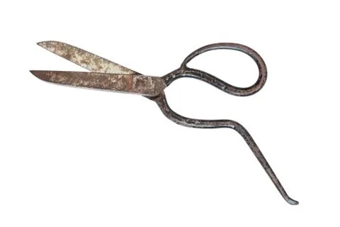 Old scissors Stock Photos