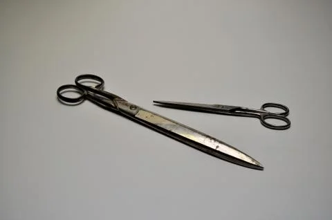 Old scissors Stock Photos