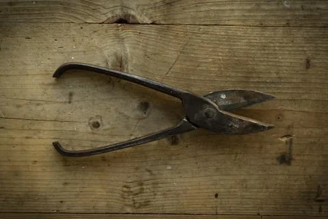 Old scissors Stock Photos