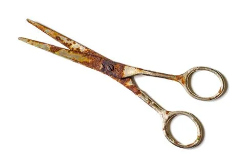 Old scissors Stock Photos