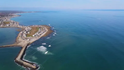 Old Scituate Lighthouse, Scituate, MA, USA Stock Footage 172048774