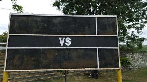 The old Scoreboard Stock Photos