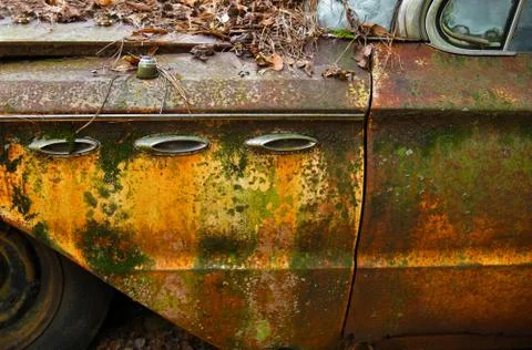Old Scrap Car Stock Photos