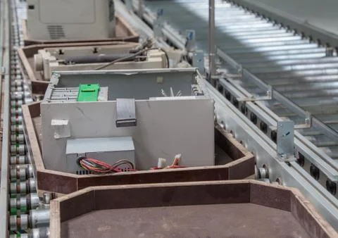 Old Scrap Recycling Computer Stock Photos