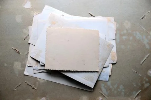 Old scrapbook Foto stock