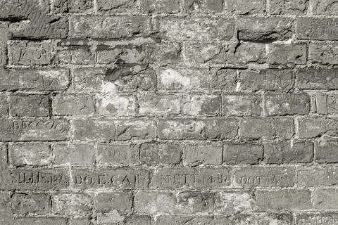 Old Scribed Wall Stock Photos