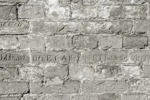 Old Scribed Wall Stock Photos