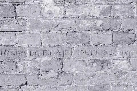 Old Scribed Wall Stock Photos
