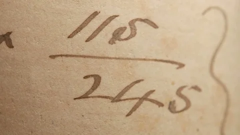 Old Scripts Stock Footage 74251246