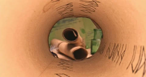 Old scroll library. Vintage scrolls stacked on a pile. Stock Footage 161009949