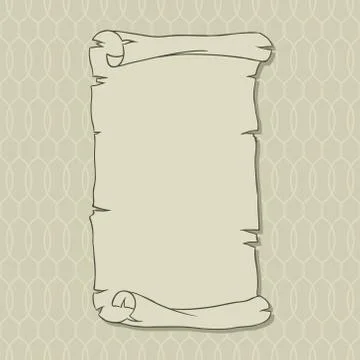 Old scroll page background for your designs and messages Illustrazione stock