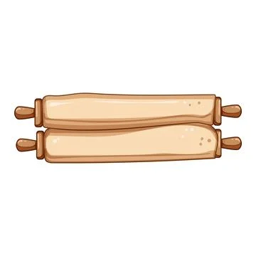 Old scroll papyrus cartoon vector illustration Stock Illustration