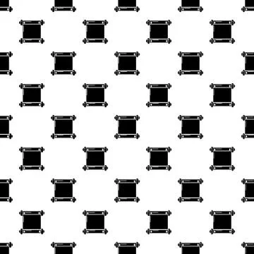 Old scroll parchment pattern seamless Stock Illustration