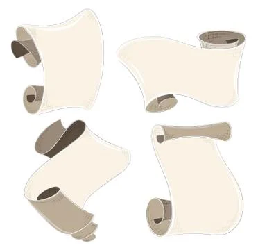 Old scrolls Stock Illustration