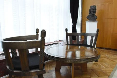 Old seating set Stock Photos